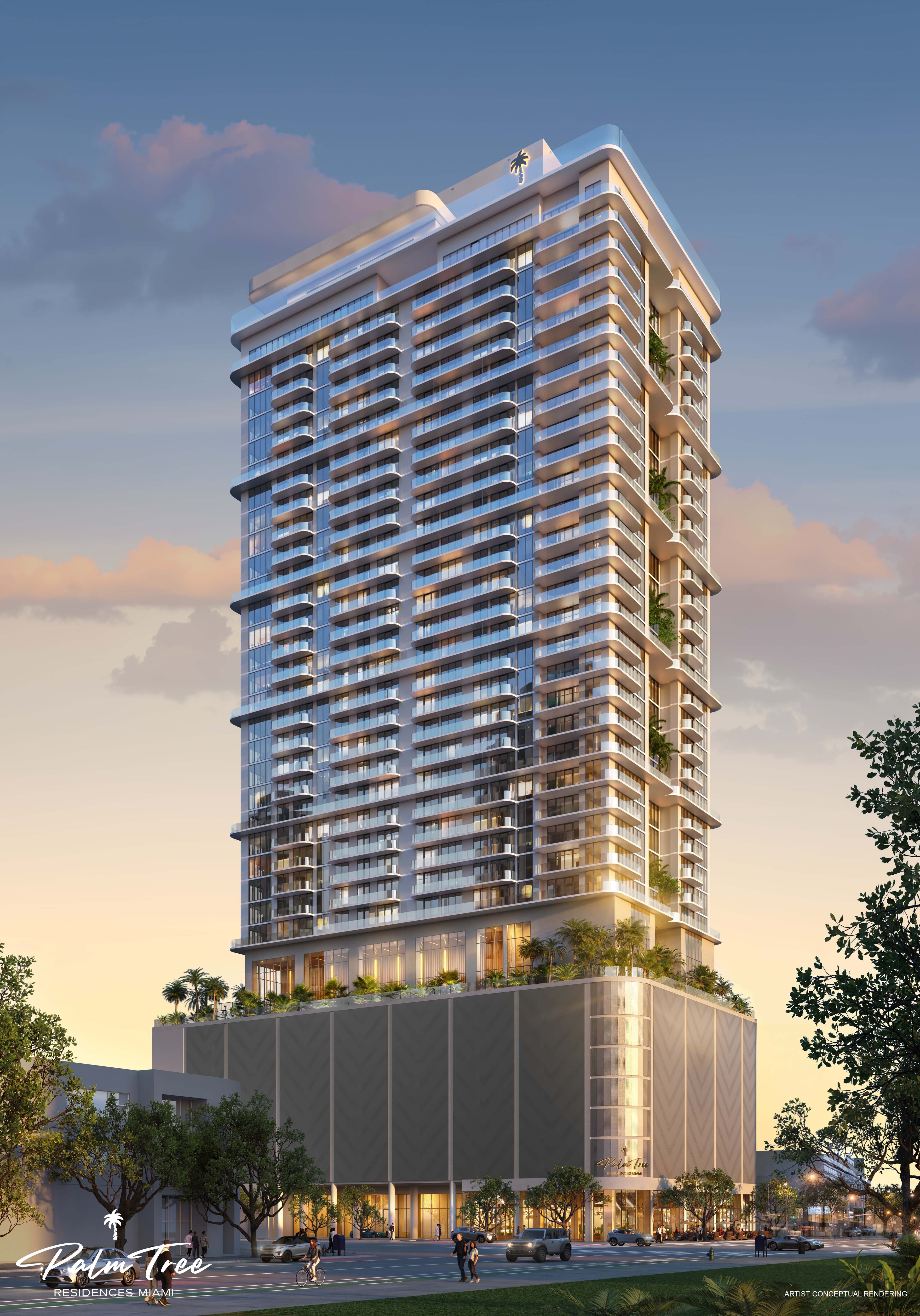 Palm Tree Residences Miami — 37-story tower exterior