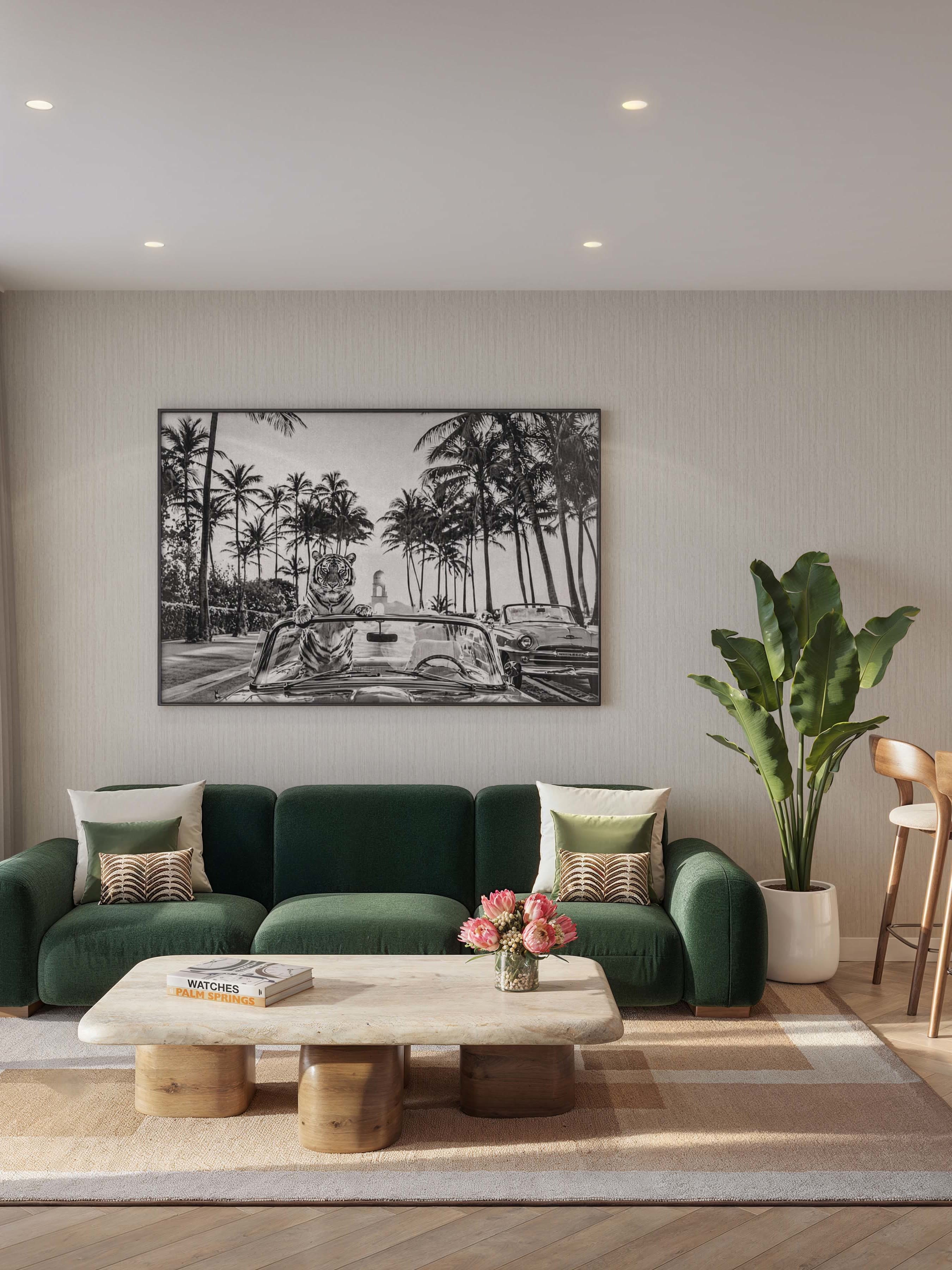 Palm Tree Residences Miami — furnished living room